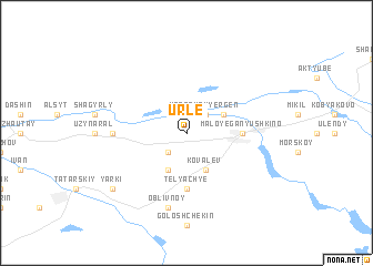 map of Urle
