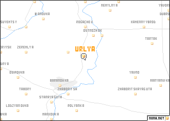 map of Urlya