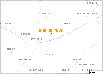 map of Urmanayevo