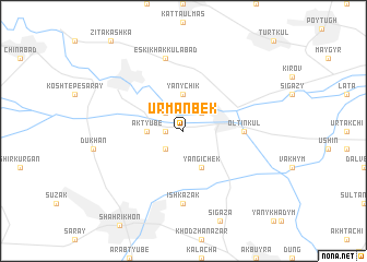 map of Urmanbek