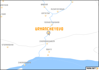 map of Urmancheyevo