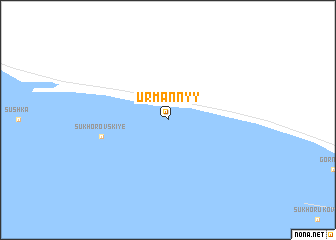 map of Urmannyy