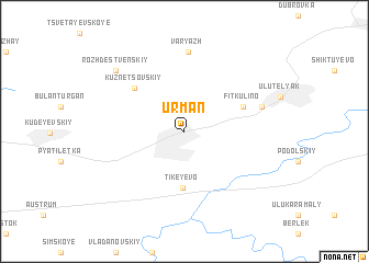 map of Urman