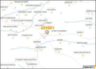 map of Urmary
