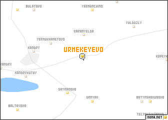 map of Urmekeyevo