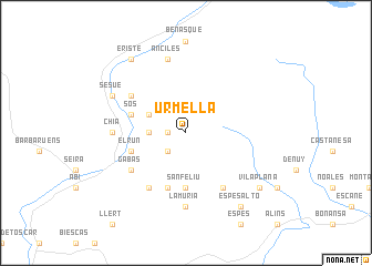 map of Urmella