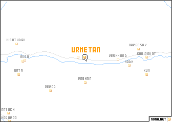 map of Urmetan