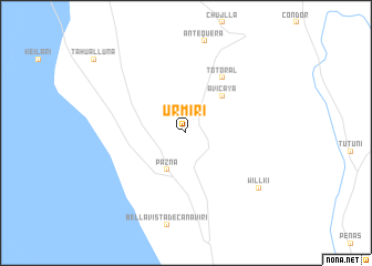 map of Urmiri