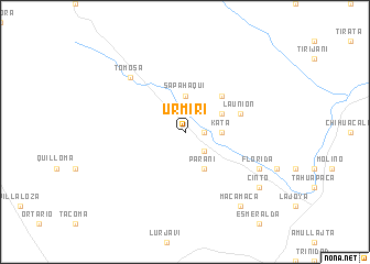 map of Urmiri