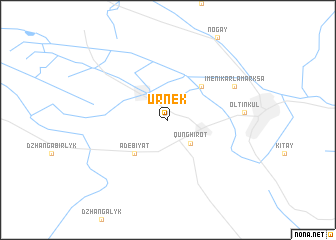 map of Urnek