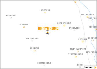 map of Urnyakovo