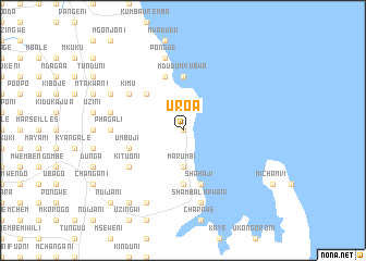 map of Uroa