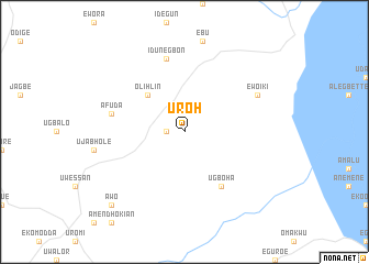 map of Uroh