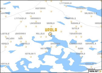 map of Urola