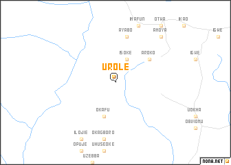 map of Urole