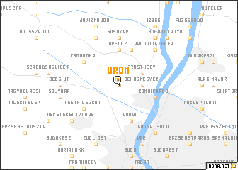 map of Üröm