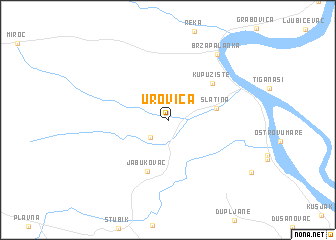 map of Urovica