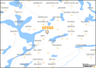 map of Urowo