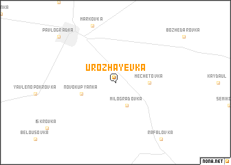 map of Urozhayevka