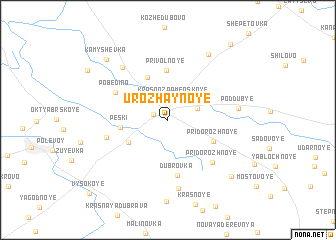 map of Urozhaynoye