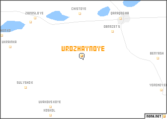 map of Urozhaynoye