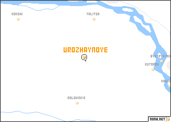 map of Urozhaynoye