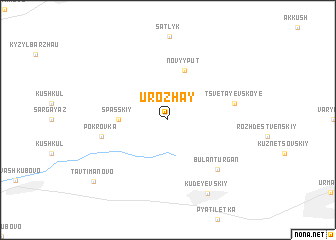 map of Urozhay
