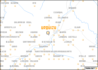 map of Urquizu