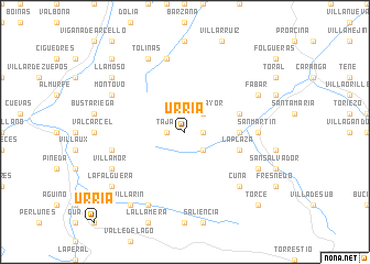 map of Urria