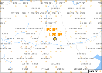 map of Urriós