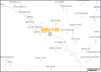 map of Urrutias