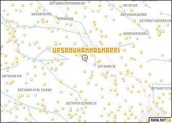 map of Ursa Muhammad Marri