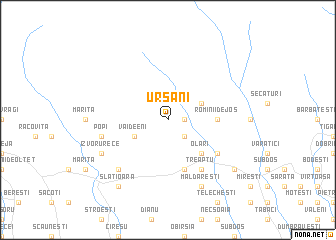 map of Urşani