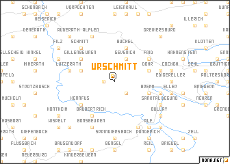 map of Urschmitt