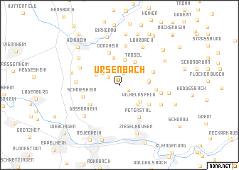 map of Ursenbach