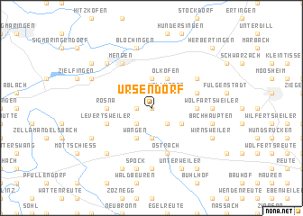 map of Ursendorf