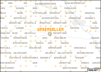 map of Ursensollen