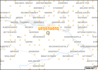 map of Ursenwang