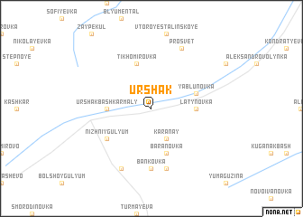 map of Urshak