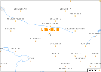 map of Urshulin