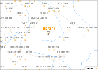 map of Ursici