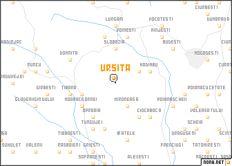 map of Urşiţa