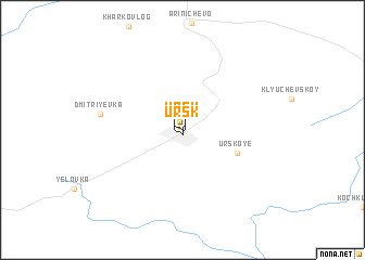 map of Ursk