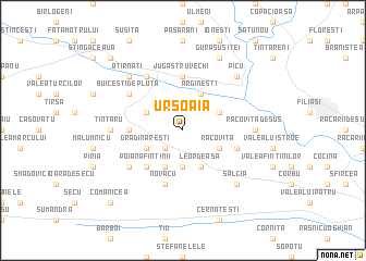 map of Ursoaia