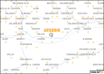 map of Ursoaia