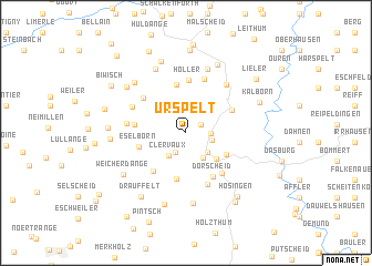 map of Urspelt