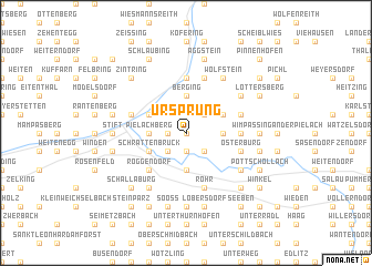 map of Ursprung