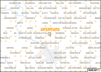 map of Ursprung