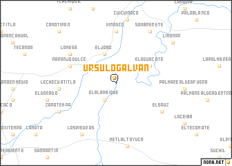 map of Ursulo Galván