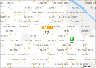 map of Ursus